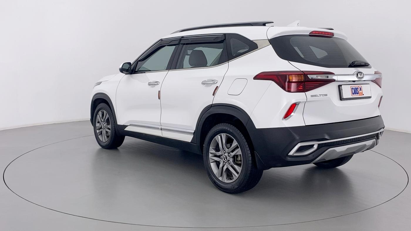 2020 KIA SELTOS HTX AT PETROL, Petrol, Automatic, 30,758 km, Left Back Diagonal