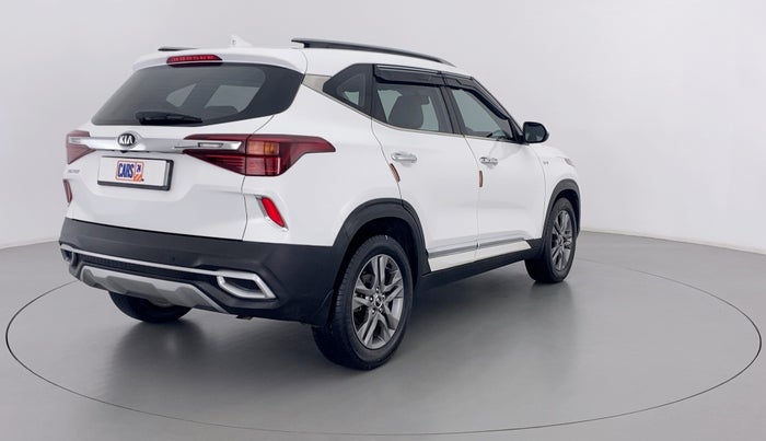 2020 KIA SELTOS HTX AT PETROL, Petrol, Automatic, 30,758 km, Right Back Diagonal