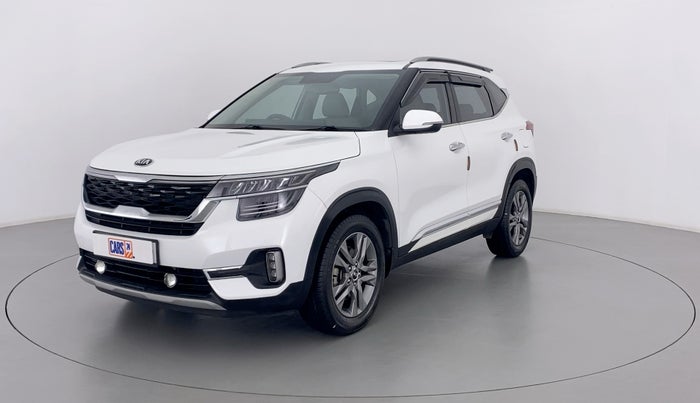 2020 KIA SELTOS HTX AT PETROL, Petrol, Automatic, 30,758 km, Left Front Diagonal