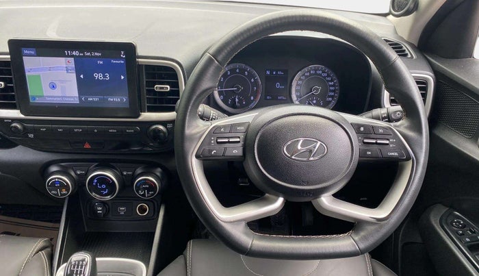 2021 Hyundai VENUE SX 1.0 (O) TURBO IMT, Petrol, Manual, 9,191 km, Steering Wheel Close Up