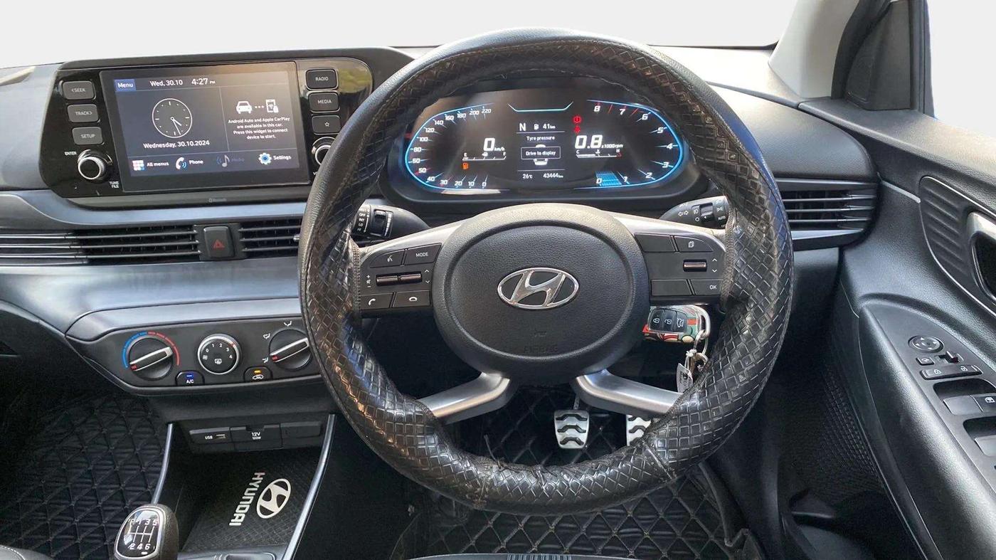 2021 Hyundai NEW I20 SPORTZ 1.0T GDI IMT, Petrol, Manual, 43,476 km, Steering Wheel Close Up
