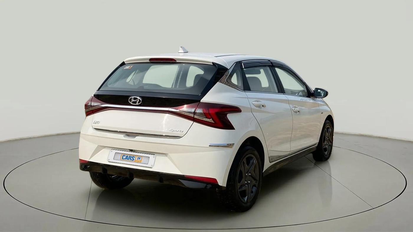 2021 Hyundai NEW I20 SPORTZ 1.0T GDI IMT, Petrol, Manual, 43,476 km, Right Back Diagonal