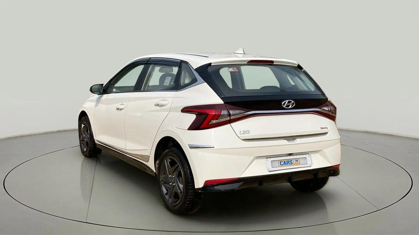 2021 Hyundai NEW I20 SPORTZ 1.0T GDI IMT, Petrol, Manual, 43,476 km, Left Back Diagonal
