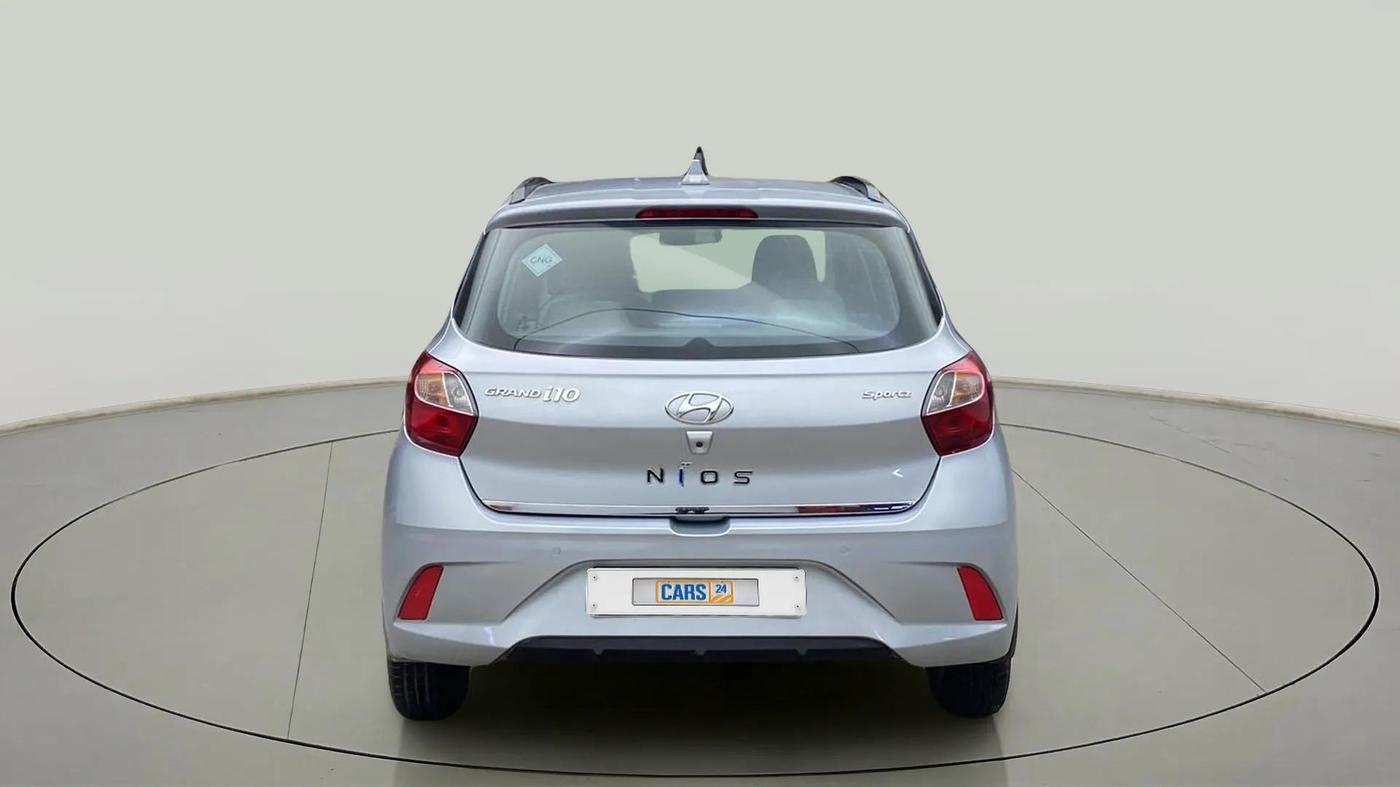 2021 Hyundai GRAND I10 NIOS SPORTZ 1.2 KAPPA VTVT CNG, CNG, Manual, 56,640 km, Back/Rear