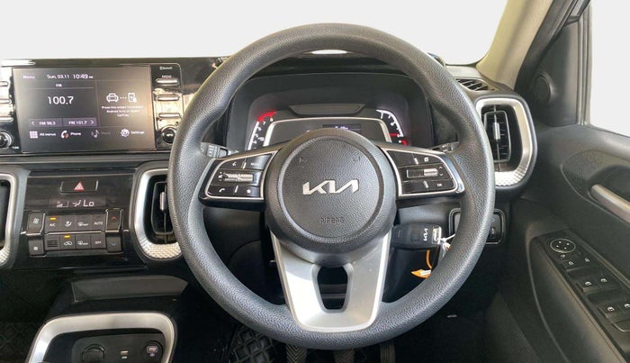 2023 KIA SONET HTK PLUS 1.2 PETROL MT, Petrol, Manual, 26,599 km, Steering Wheel Close Up