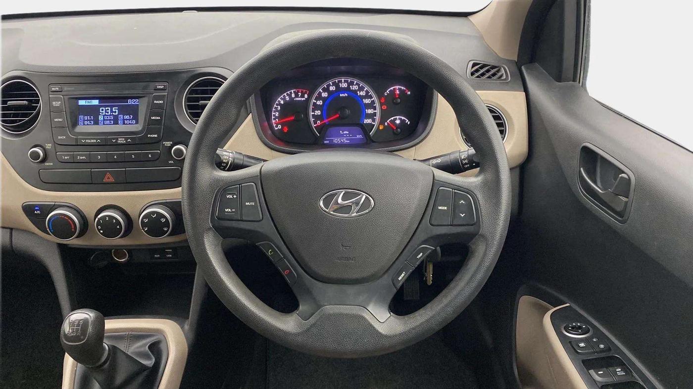 2018 Hyundai Grand i10 MAGNA 1.2 KAPPA VTVT, Petrol, Manual, 10,503 km, Steering Wheel Close Up