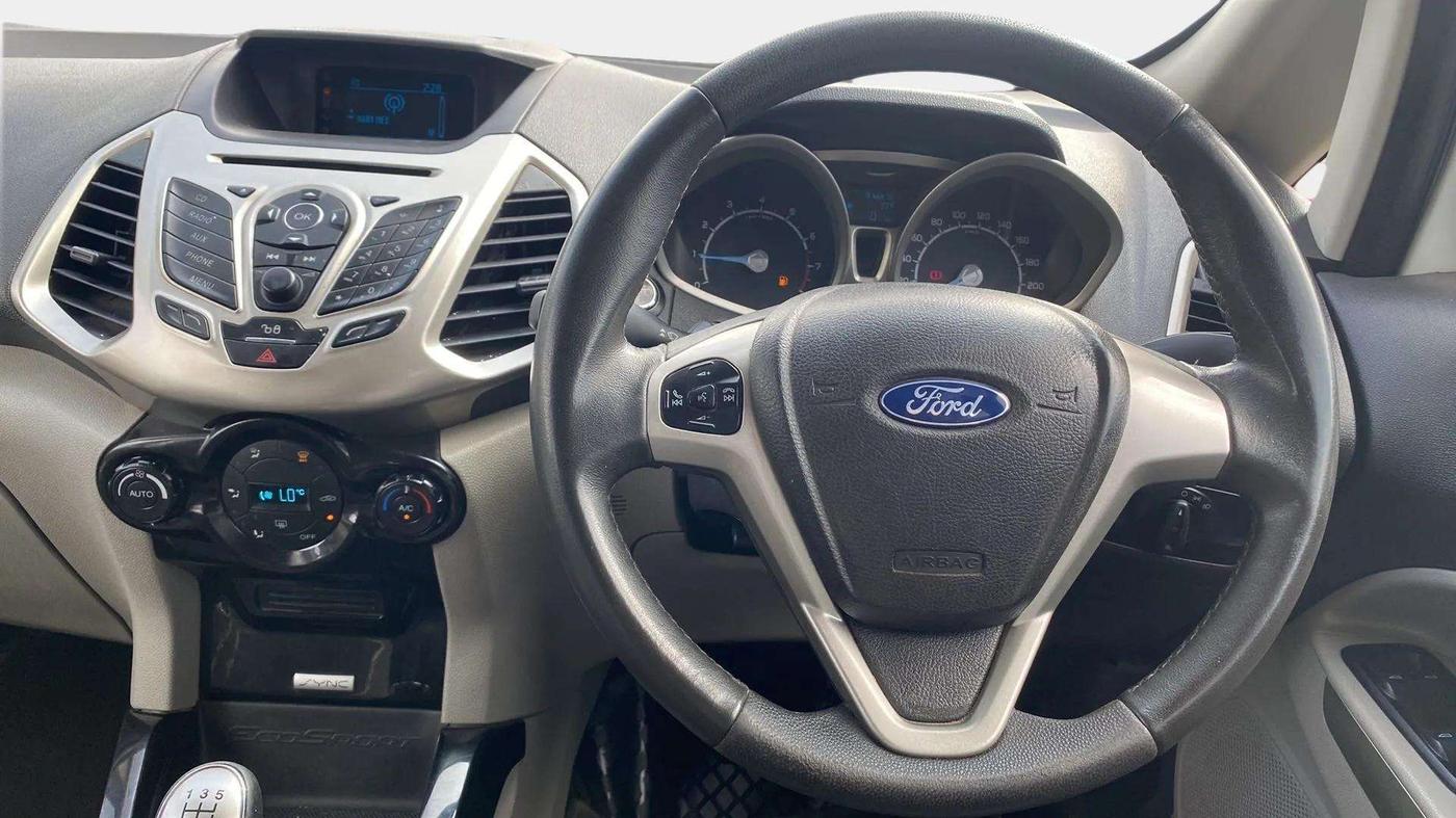 2016 Ford Ecosport TITANIUM 1.5L PETROL, Petrol, Manual, 84,513 km, Steering Wheel Close Up