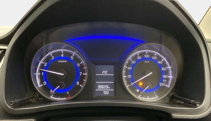 2019 Maruti Baleno DELTA PETROL 1.2, Petrol, Manual, 90,869 km, Odometer Image