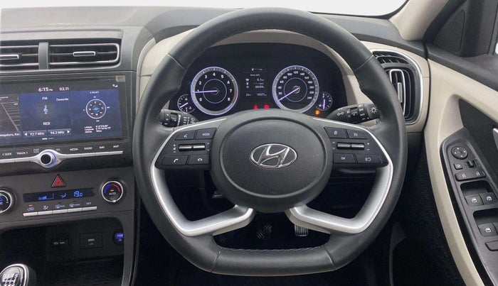 2022 Hyundai Creta SX 1.5 PETROL, Petrol, Manual, 18,326 km, Steering Wheel Close Up