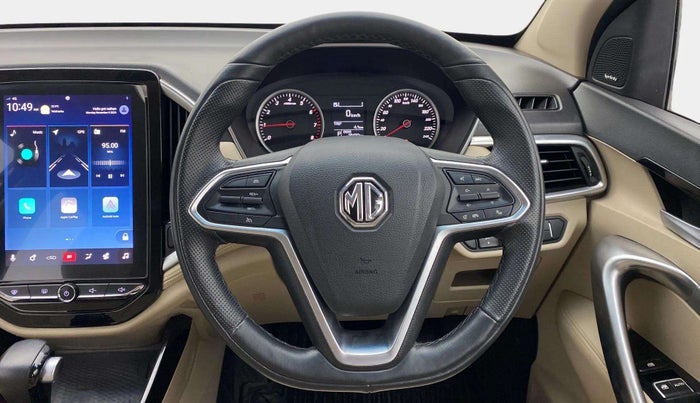 2021 MG HECTOR SMART 1.5 PETROL CVT, Petrol, Automatic, 18,928 km, Steering Wheel Close Up