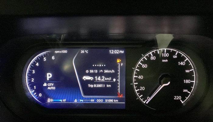 2021 Tata Harrier XZA PLUS 2.0L DARK EDITION, Diesel, Automatic, 51,052 km, Odometer Image