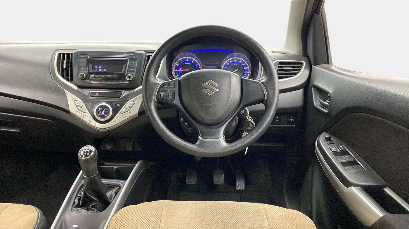 2016 Maruti Baleno DELTA PETROL 1.2, Petrol, Manual, 37,134 km, Steering Wheel Close Up