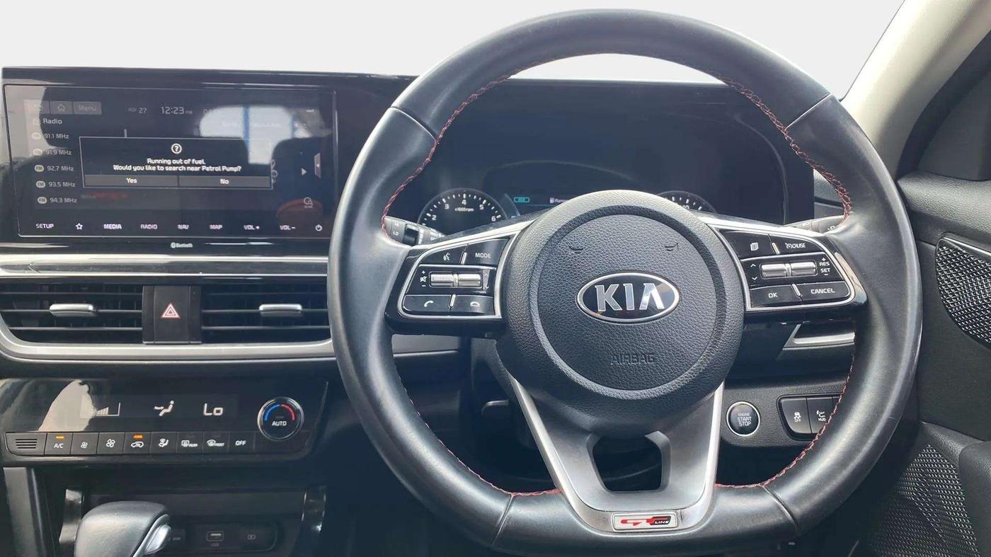2019 KIA SELTOS GTX AT 1.4 PETROL, Petrol, Automatic, 50,730 km, Steering Wheel Close Up