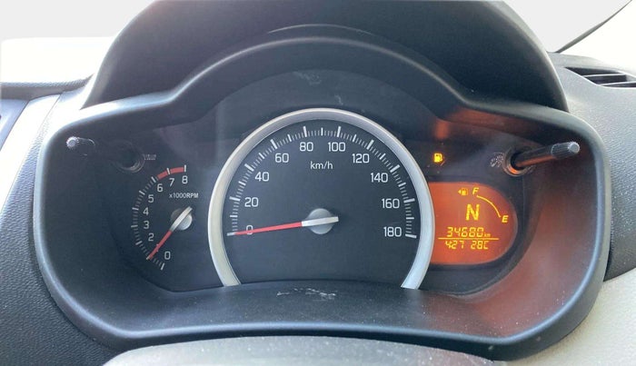 2016 Maruti Celerio VXI AMT, Petrol, Automatic, 34,681 km, Odometer Image