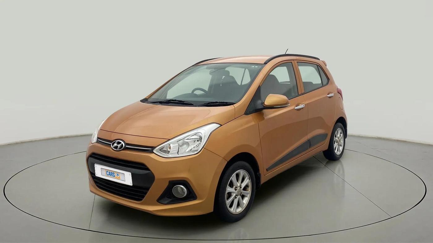 2014 Hyundai Grand i10 ASTA AT 1.2 KAPPA VTVT, Petrol, Automatic, 29,783 km, Left Front Diagonal