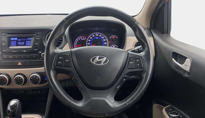 2014 Hyundai Grand i10 ASTA AT 1.2 KAPPA VTVT, Petrol, Automatic, 29,783 km, Steering Wheel Close Up