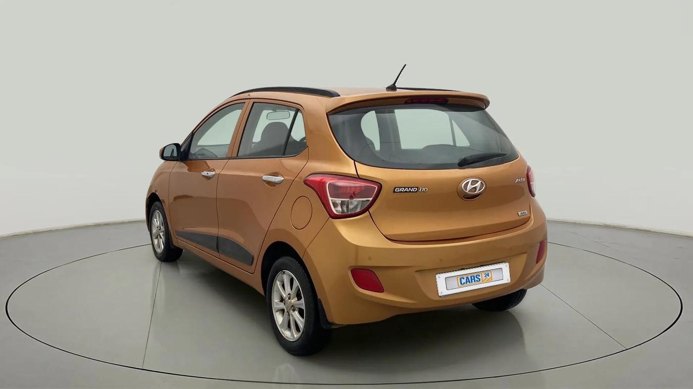 2014 Hyundai Grand i10 ASTA AT 1.2 KAPPA VTVT, Petrol, Automatic, 29,783 km, Left Back Diagonal