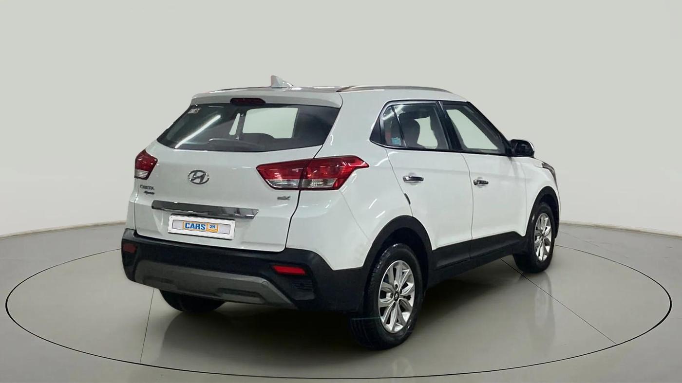2018 Hyundai Creta SX 1.6 DIESEL, Diesel, Manual, 52,068 km, Right Back Diagonal