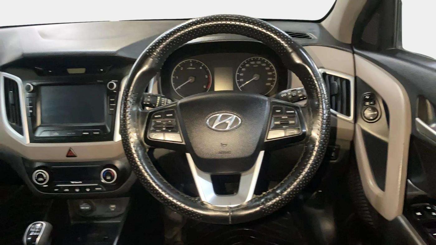 2018 Hyundai Creta SX 1.6 DIESEL, Diesel, Manual, 52,068 km, Steering Wheel Close Up