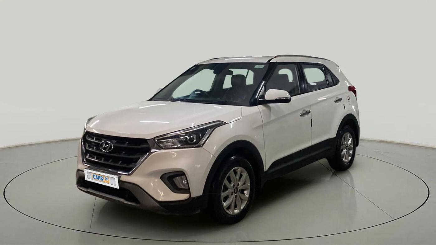 2018 Hyundai Creta SX 1.6 DIESEL, Diesel, Manual, 52,068 km, Left Front Diagonal