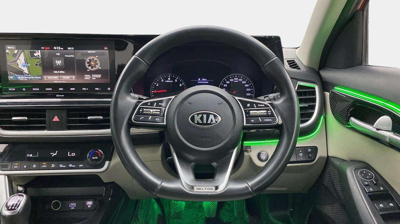 2020 KIA SELTOS HTX 1.5 PETROL, Petrol, Manual, 32,237 km, Steering Wheel Close Up
