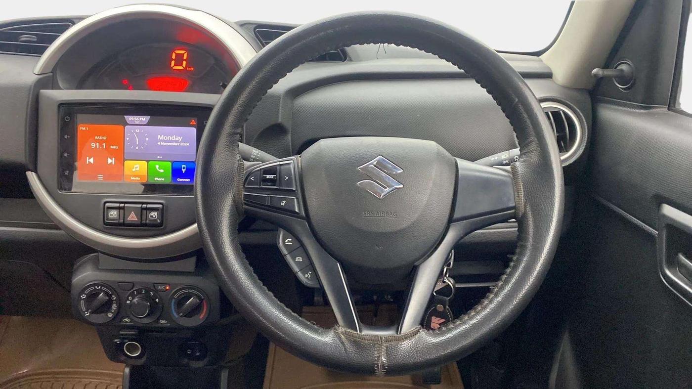 2020 Maruti S PRESSO VXI PLUS AMT, Petrol, Automatic, 37,486 km, Steering Wheel Close Up