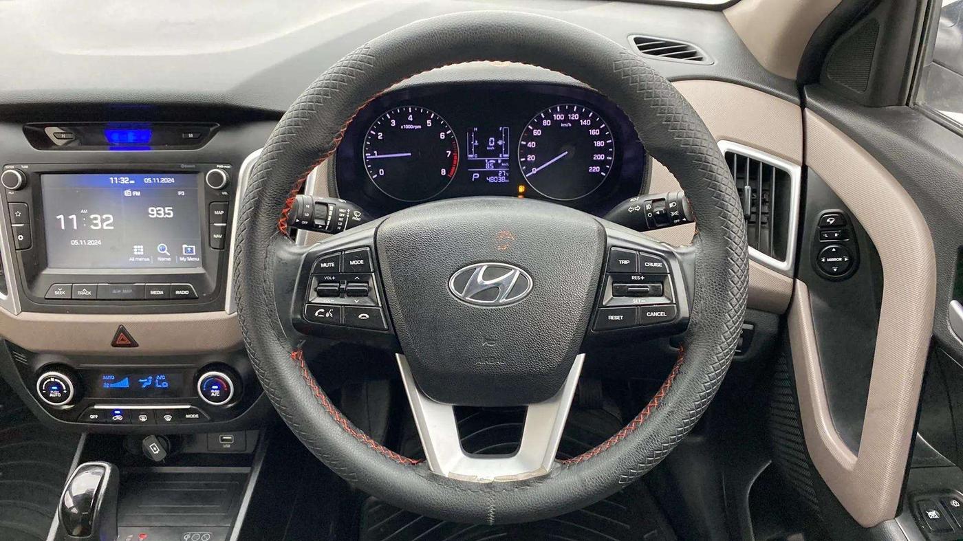 2020 Hyundai Creta SX AT 1.6 PETROL, Petrol, Automatic, 47,999 km, Steering Wheel Close Up