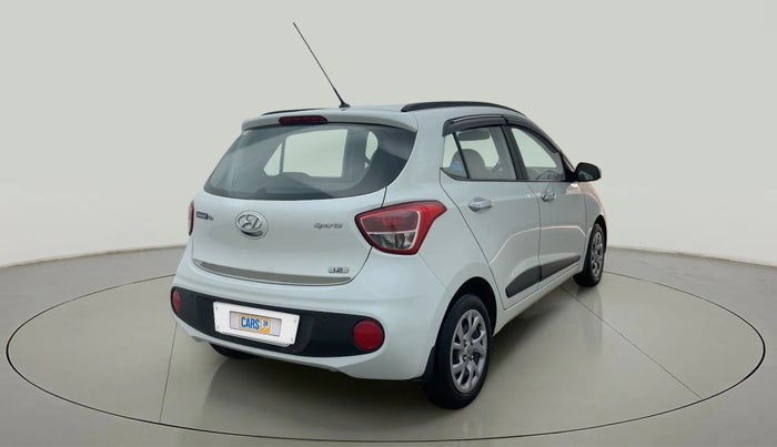 2017 Hyundai Grand i10 SPORTZ (O) 1.2 KAPPA VTVT, Petrol, Manual, 25,601 km, Right Back Diagonal