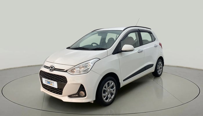 2017 Hyundai Grand i10 SPORTZ (O) 1.2 KAPPA VTVT, Petrol, Manual, 25,601 km, Left Front Diagonal