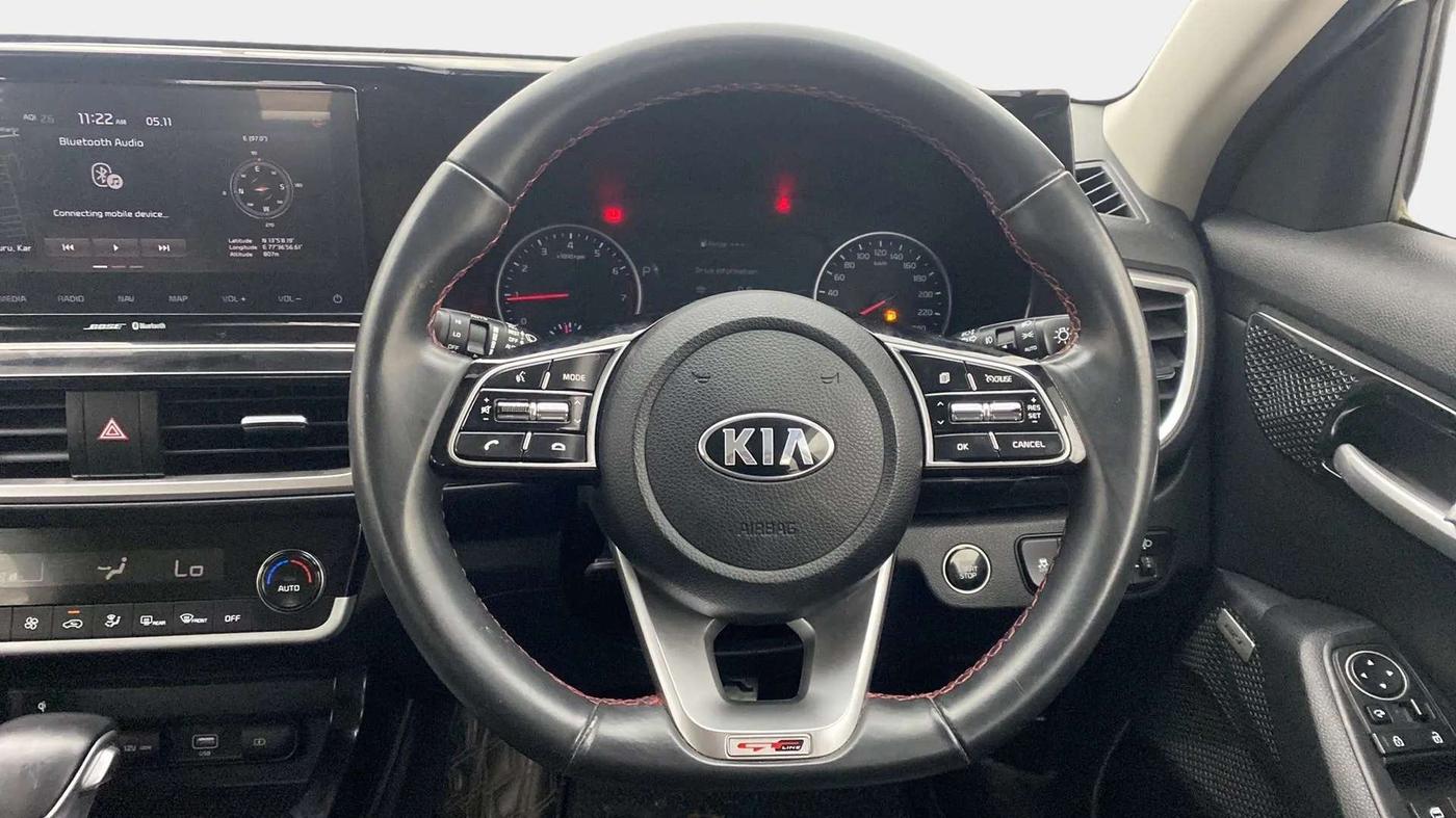 2020 KIA SELTOS GTX PLUS DCT 1.4 PETROL, Petrol, Automatic, 72,332 km, Steering Wheel Close Up