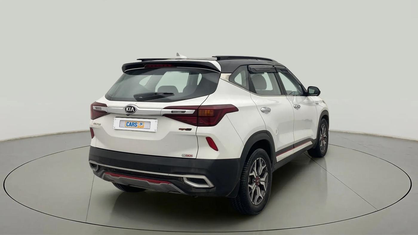 2020 KIA SELTOS GTX PLUS DCT 1.4 PETROL, Petrol, Automatic, 72,332 km, Right Back Diagonal