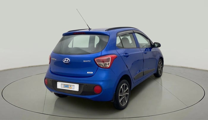 2017 Hyundai Grand i10 SPORTZ AT 1.2 KAPPA VTVT, Petrol, Automatic, 62,427 km, Right Back Diagonal