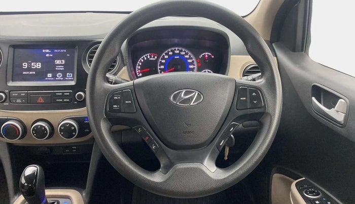 2017 Hyundai Grand i10 SPORTZ AT 1.2 KAPPA VTVT, Petrol, Automatic, 62,427 km, Steering Wheel Close Up