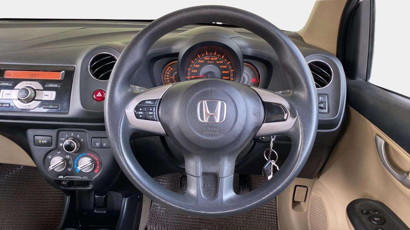 2014 Honda Amaze 1.2L I-VTEC VX, Petrol, Manual, 31,785 km, Steering Wheel Close Up