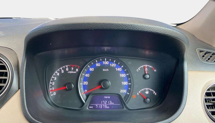 2018 Hyundai Xcent SX 1.2, Petrol, Manual, 71,359 km, Odometer Image