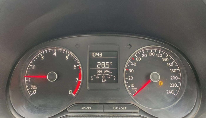 2018 Volkswagen Polo TRENDLINE 1.0L, Petrol, Manual, 83,105 km, Odometer Image