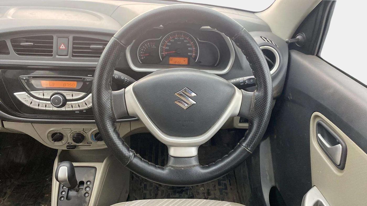 2017 Maruti Alto K10 VXI (O) AMT, Petrol, Automatic, 48,442 km, Steering Wheel Close Up