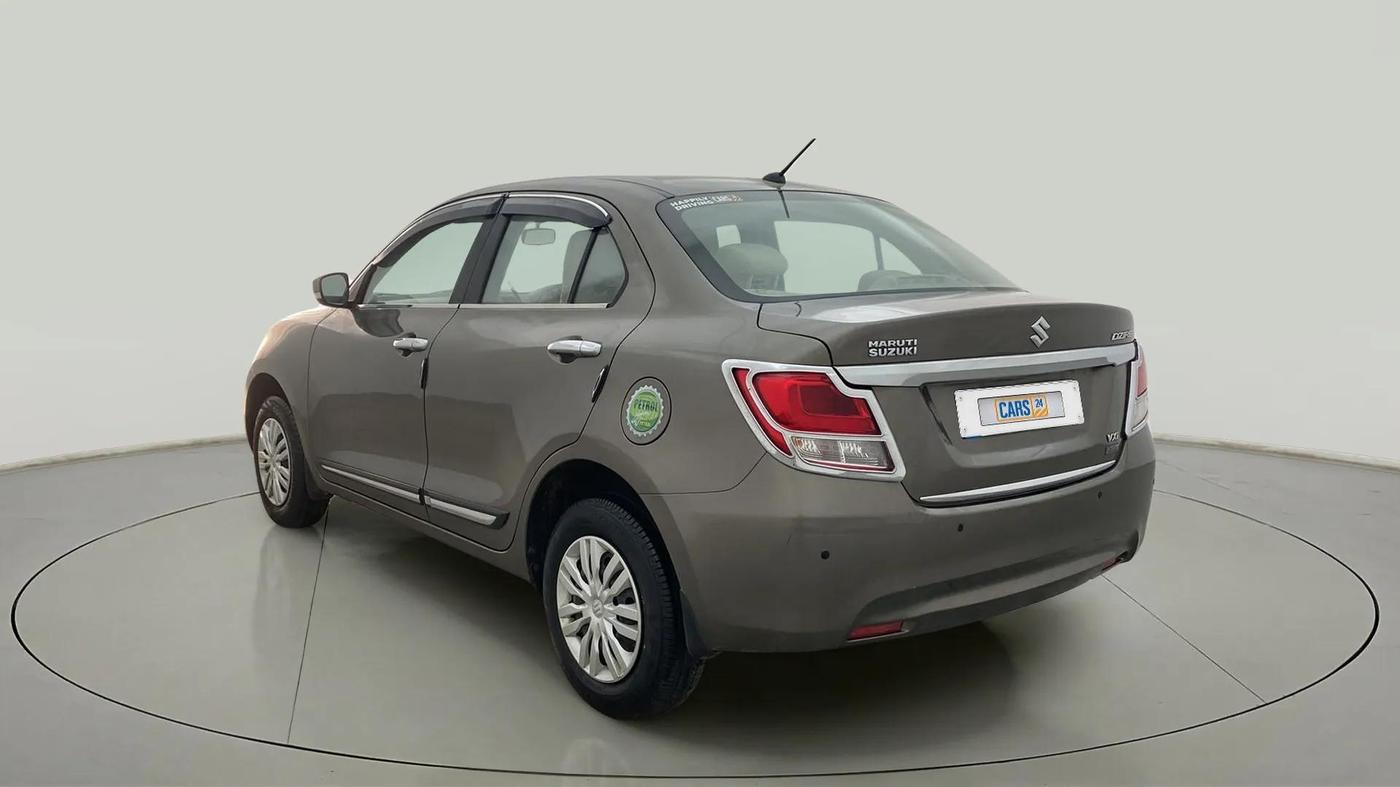 2019 Maruti Dzire VXI AMT, Petrol, Automatic, 55,580 km, Left Back Diagonal
