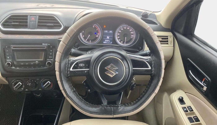 2019 Maruti Dzire VXI AMT, Petrol, Automatic, 55,580 km, Steering Wheel Close Up