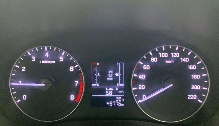 2019 Hyundai Creta EX 1.6 PETROL, Petrol, Manual, 49,766 km, Odometer Image