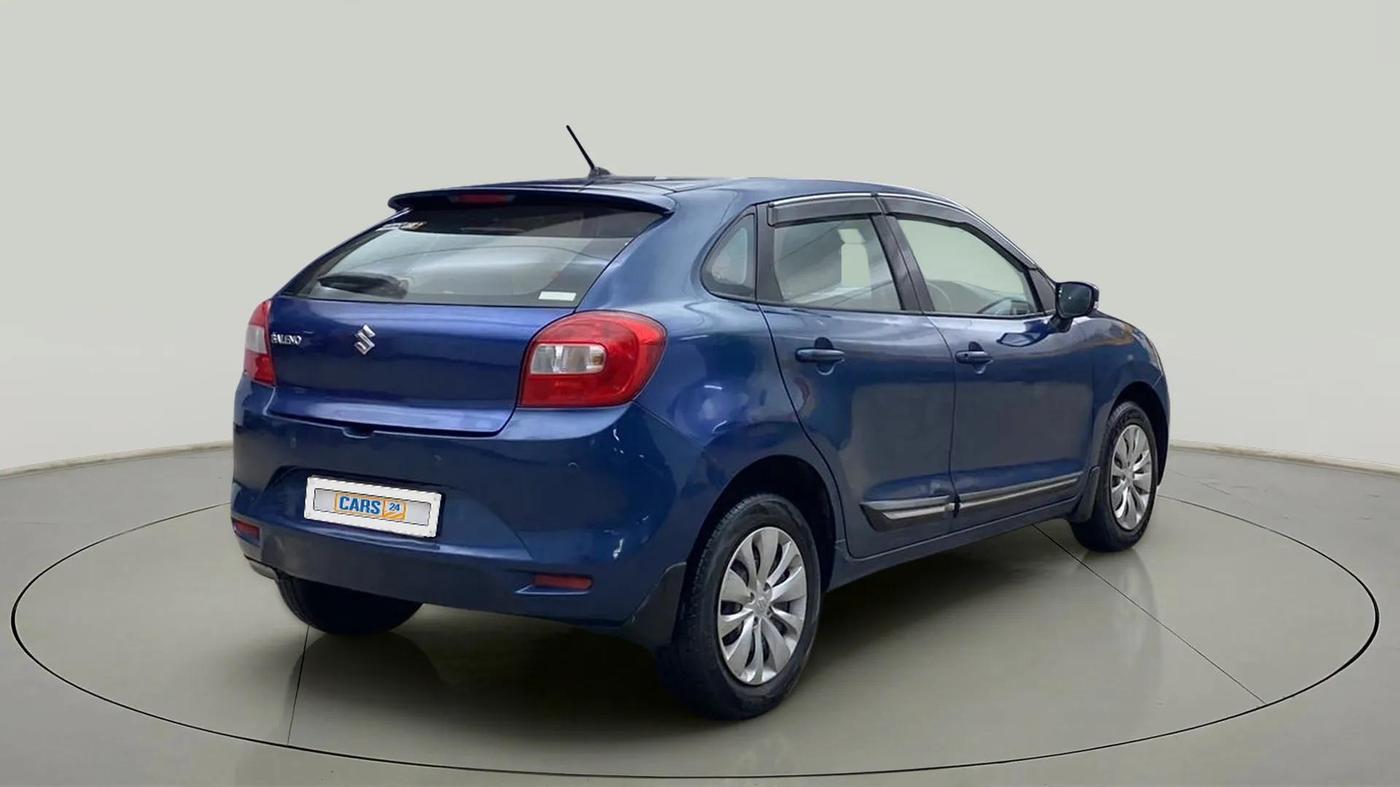 2017 Maruti Baleno DELTA PETROL 1.2, Petrol, Manual, 61,590 km, Right Back Diagonal