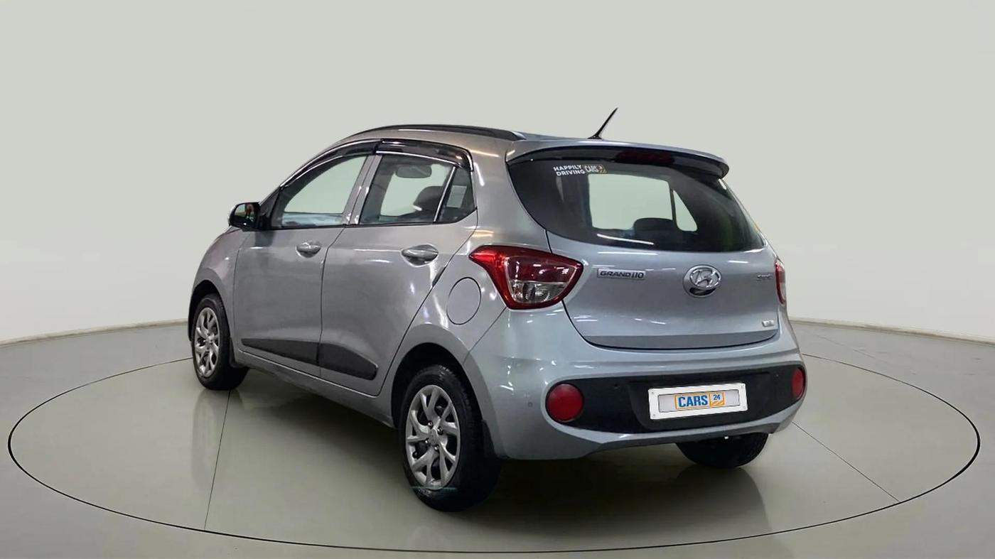 2019 Hyundai Grand i10 SPORTZ 1.2 KAPPA VTVT, Petrol, Manual, 15,394 km, Left Back Diagonal