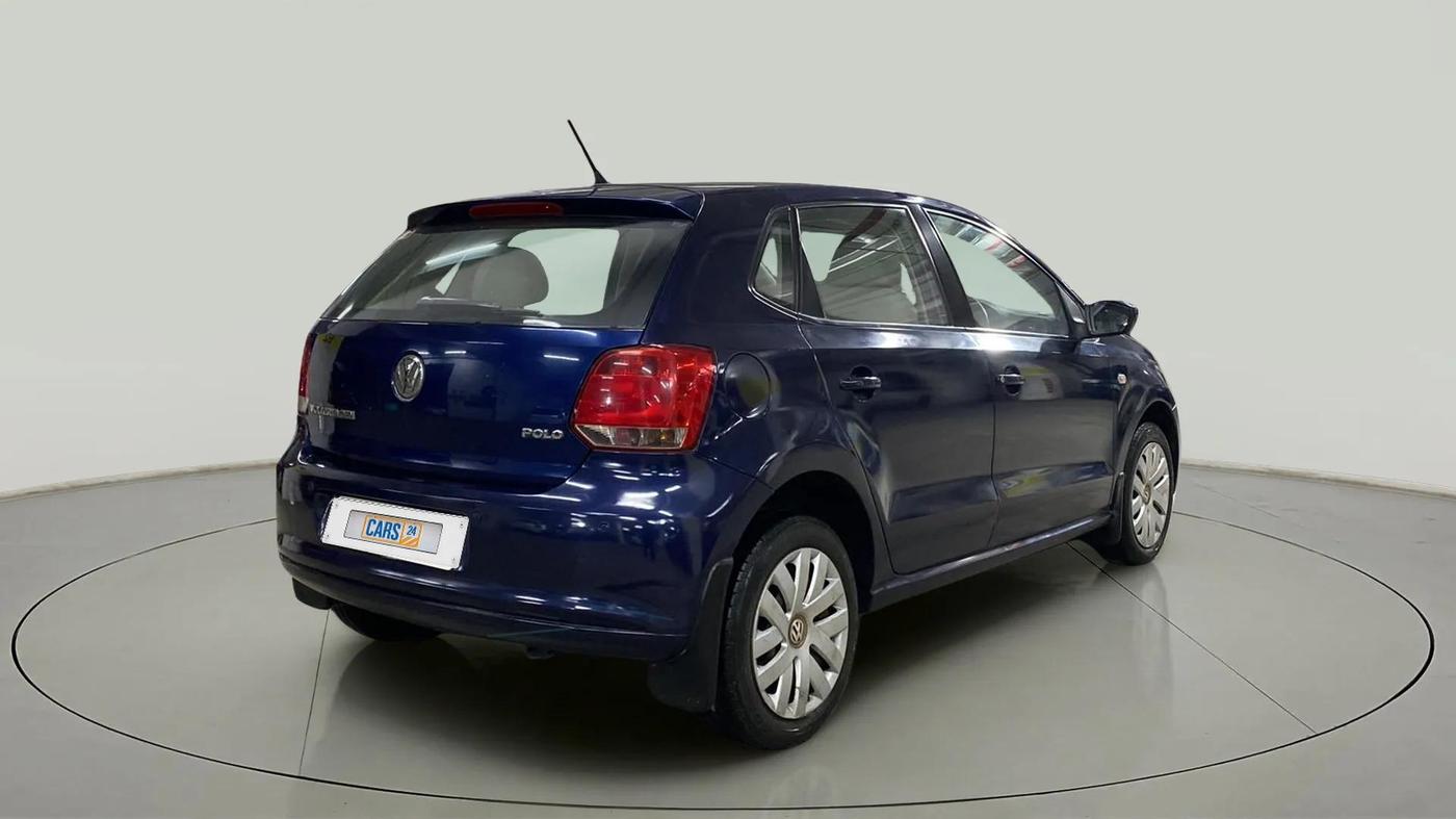 2013 Volkswagen Polo COMFORTLINE 1.2L PETROL, Petrol, Manual, 53,186 km, Right Back Diagonal