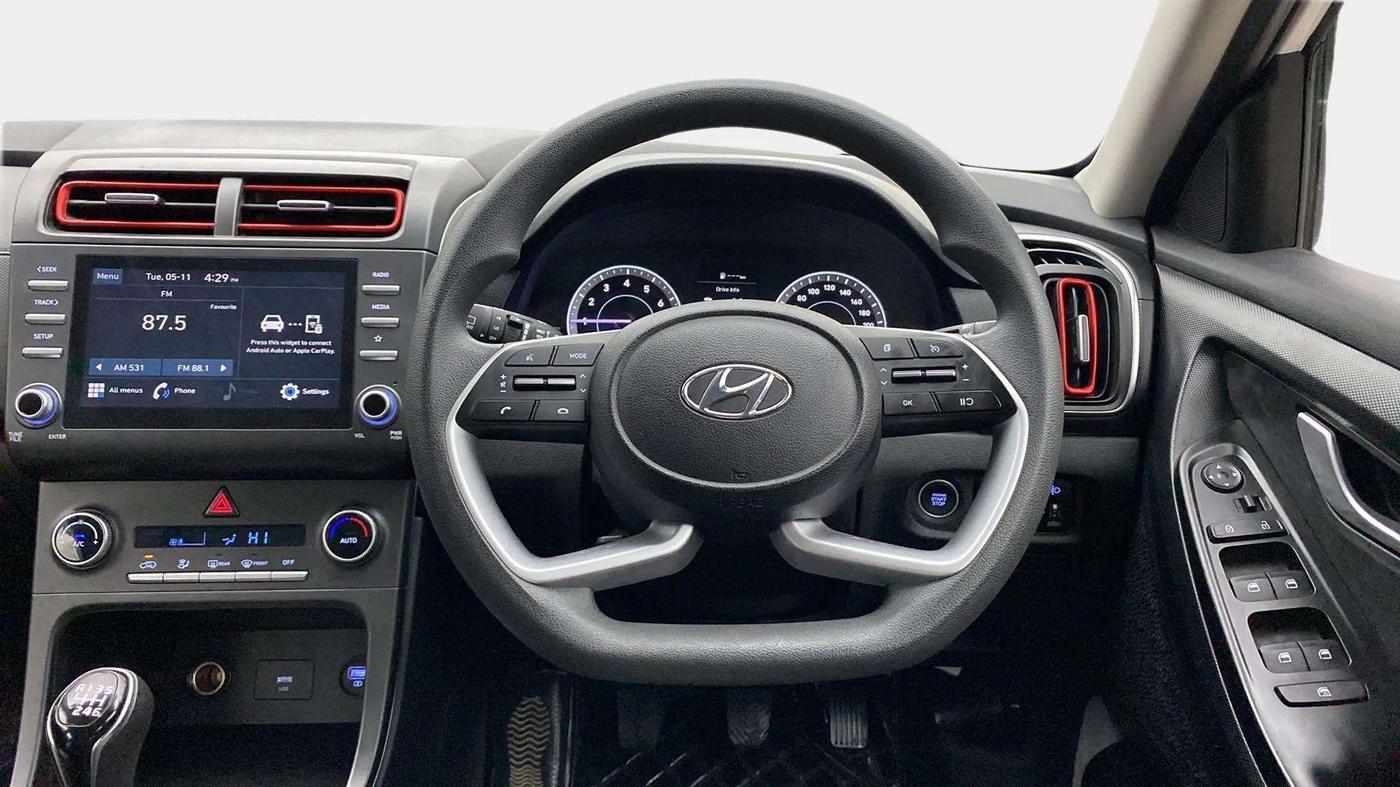 2023 Hyundai Creta S PLUS KNIGHT 1.5 PETROL, Petrol, Manual, 8,892 km, Steering Wheel Close Up