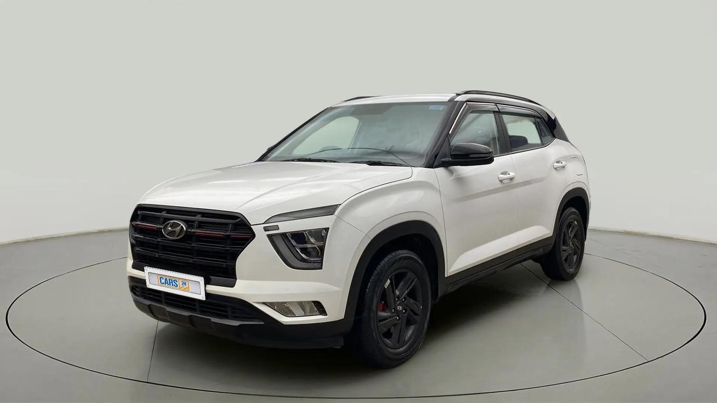 2023 Hyundai Creta S PLUS KNIGHT 1.5 PETROL, Petrol, Manual, 8,892 km, Left Front Diagonal