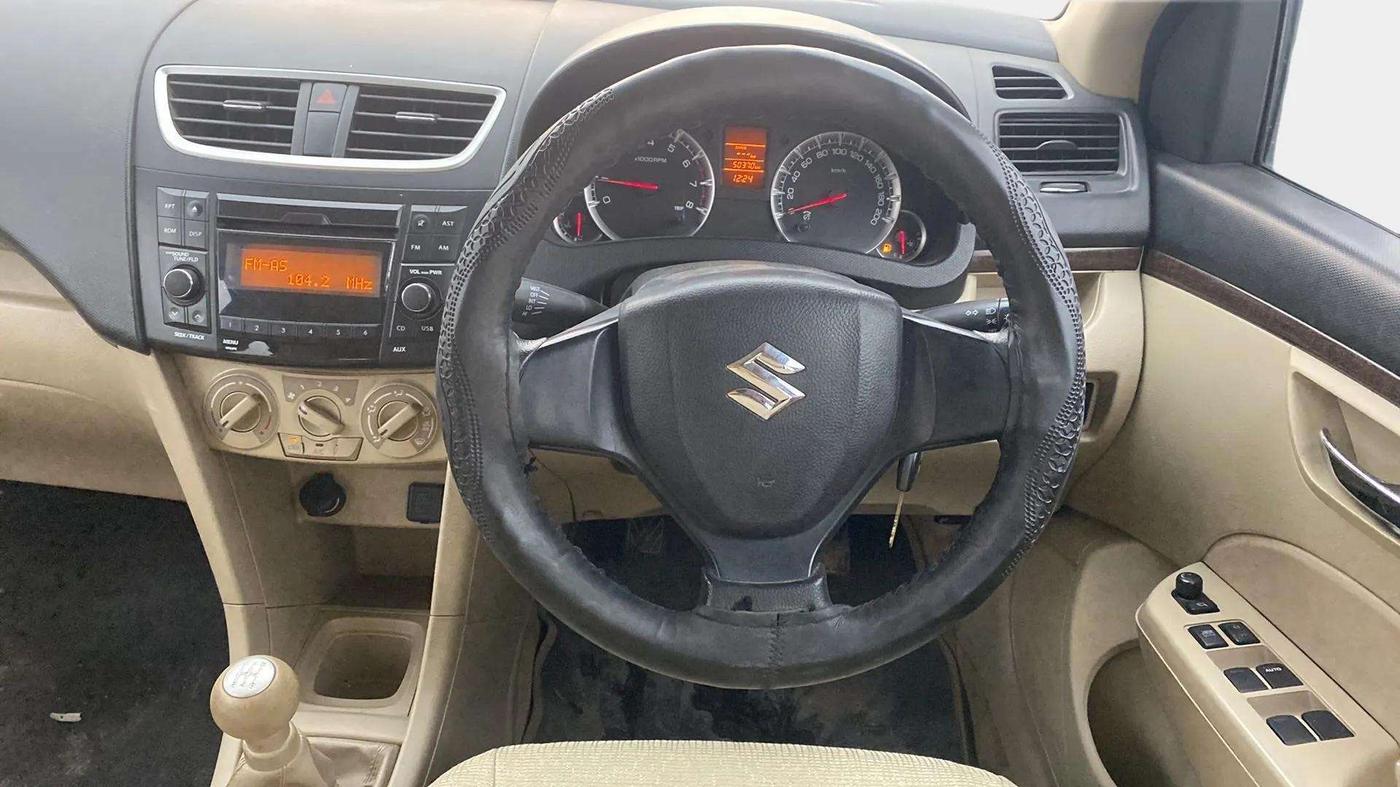 2016 Maruti Swift Dzire VXI, Petrol, Manual, 50,824 km, Steering Wheel Close Up