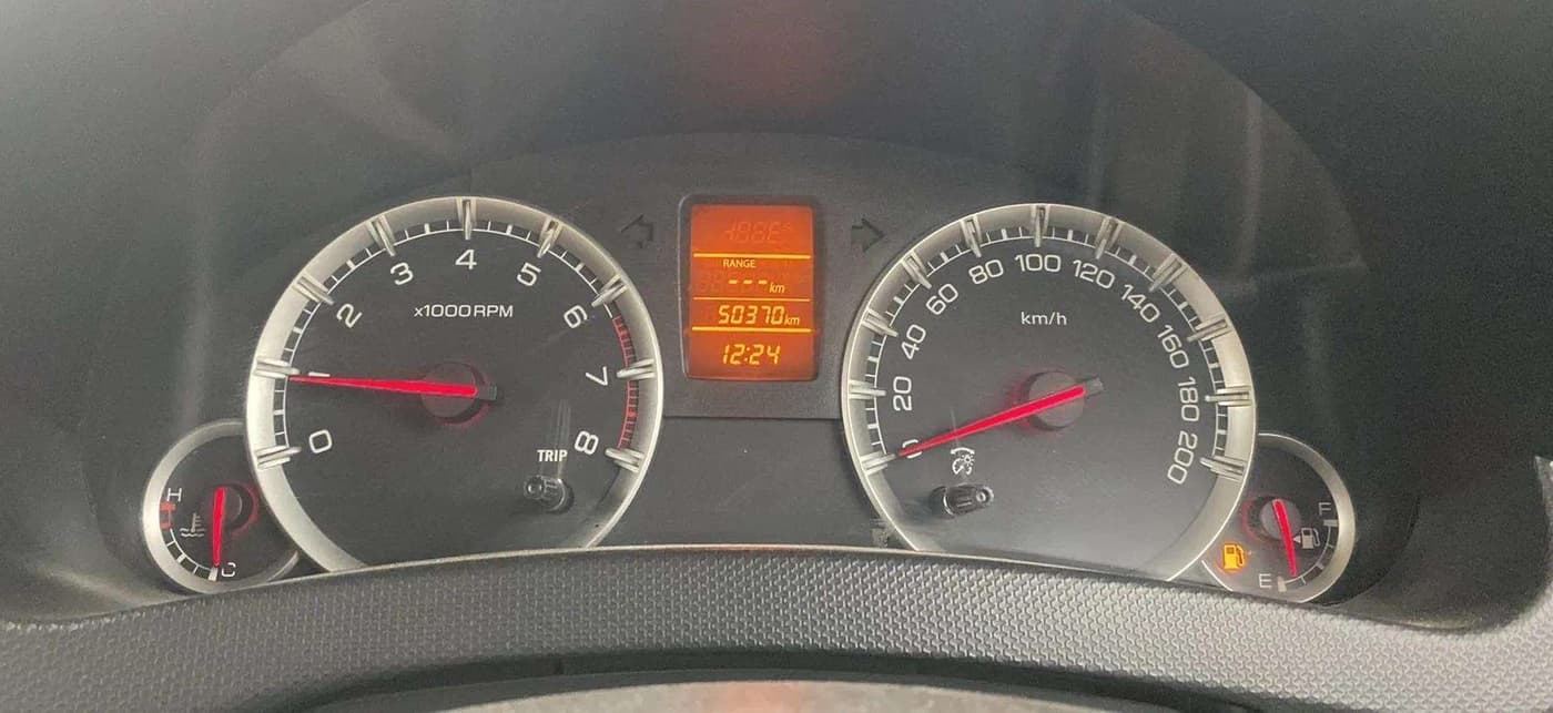 2016 Maruti Swift Dzire VXI, Petrol, Manual, 50,824 km, Odometer Image