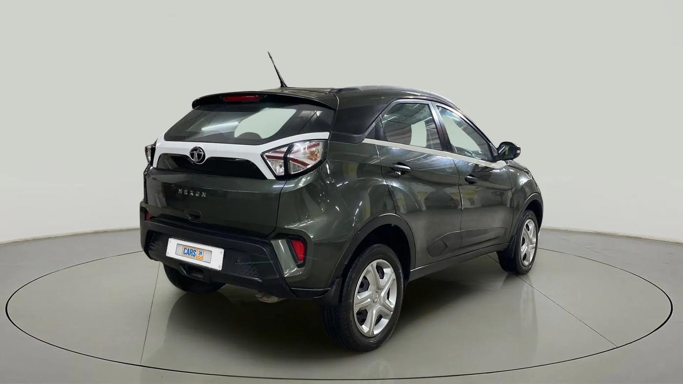 2021 Tata NEXON XM SUNROOF PETROL, Petrol, Manual, 12,422 km, Right Back Diagonal
