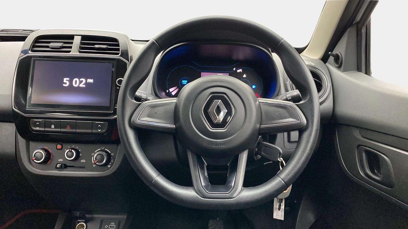 2020 Renault Kwid RXT 1.0 AMT (O), Petrol, Automatic, 2,427 km, Steering Wheel Close Up