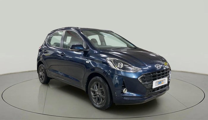 2019 Hyundai Grand i10 SPORTZ (O) AT 1.2 KAPPA VTVT, Petrol, Automatic, 21,486 km, Right Front Diagonal